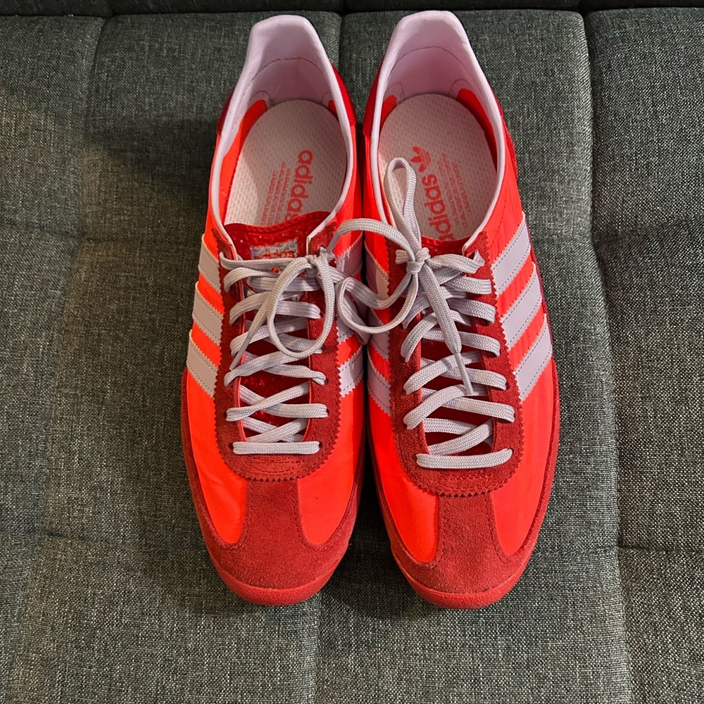 adidas Women’s Red & Pink Low-Top Sneakers